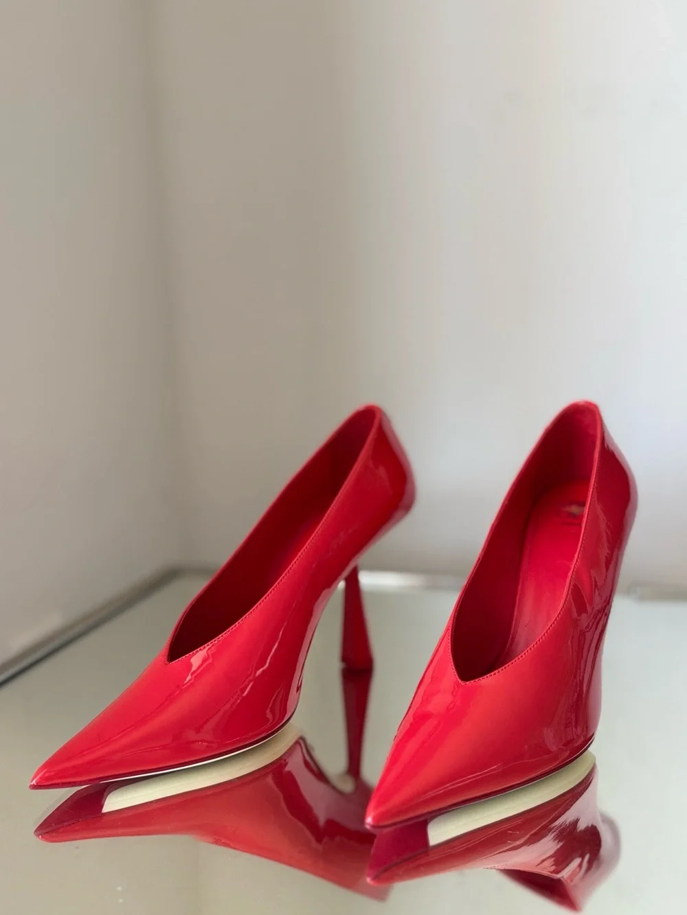 Jimmy Choo Sailor Mars Pump 100 In Mars Red 37